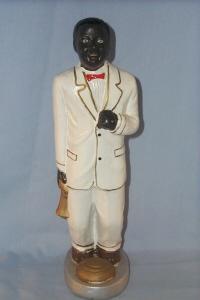 MUSICIAN IN WHITE SUIT Ceramic Figurine - Ethnographic