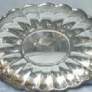 vintage Reed & Barton Oval Scalloped Tray - Large Oversize Silverplate silver plate