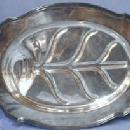 vintage Turkey Platter MEAT Server - Vintage Silverplate