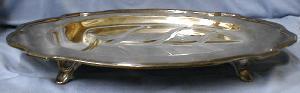 vintage Turkey Platter MEAT Server - Vintage Silverplate