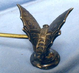 vintage Victorian Knife Rest - Antique Silverplate Figural BUTTERFLY Antique Silver Plate