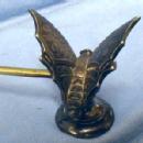 vintage Victorian Knife Rest - Antique Silverplate Figural BUTTERFLY Antique Silver Plate
