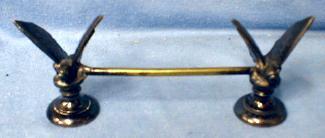 vintage Victorian Knife Rest - Antique Silverplate Figural BUTTERFLY Antique Silver Plate