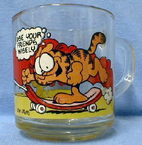 old vintage GARFIELD McDonalds 1978 Advertising Mug