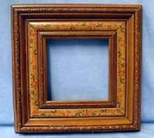 old vintage Folk Art Frame - Hand Painted Penn Dutch - Misc