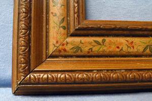 Folk Art Frame - Hand Painted Penn Dutch - Misc