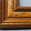 old vintage Folk Art Frame - Hand Painted Penn Dutch - Misc