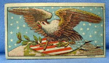 vintage Sewing Battleship IOWA Army Navy Needle Book - military textile advertising