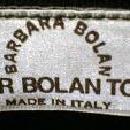 old Barbara Bolan Italian Leather Clutch Handbag -