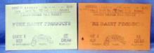 old vintage 1933 Toll Bridge Ticket - Gandy Bridge Florida?? - Dairy Products Advertising - paper
