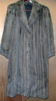 Original Silver Mink Fur Coat STUNNING Vintage