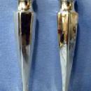 vintage Silver Plate Shakers - Silver Plate Tall Salt & Pepper
