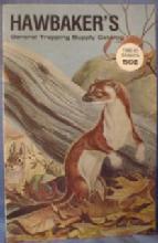 old HAWBAKERS Trapping Supply Catalog 1980-81 - sporting paper