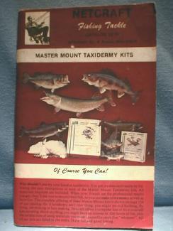 old Netcraft Fishing Tackle 1970s Catalog - Sporting paper