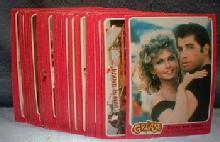 vintage 1976 GREASE Trade Card Group - Paramount Picture Advertising