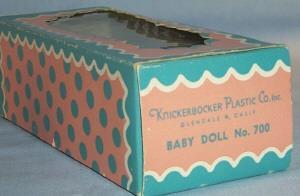 Knickerbocker Plastic Boy Doll in Original Box - Toys