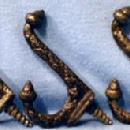 Acorn Leaf Hooks - Iron Hat or Coat Hook Group - Metalware