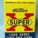 Western Super X 16ga Shotgun Shell Box with Paper Shells - Vintage Sporting Collectible