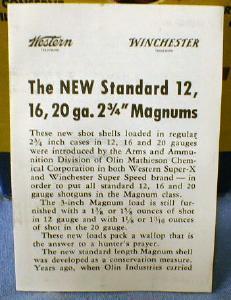 Western Super X - 20 GA. Shotgun Shell Box with Paper Shells - Vintage Sporting Collectible