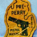 old Detroit 1950s Pistol Club Patch - Vintage Sporting