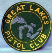 old Great Lakes Pistol Club Patch - 1950s Vintage Sporting
