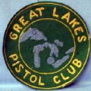 old Great Lakes Pistol Club Patch - 1950s Vintage Sporting