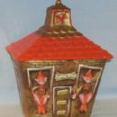 California Originals ELF SCHOOL HOUSE Pottery Cookie Jar