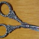 Sterling Sewing Scissors in Case Sterling - Silver