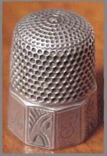 Silver Thimble Hallmark - Silver