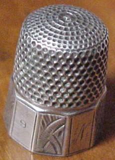 Silver Thimble Hallmark - Silver
