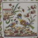 Cigarette box Match Strike & Holder - Porcelain Trivet