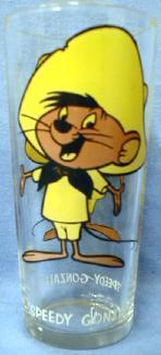 Limited edition SPEEDY GONZALES Tumbler - 1973 Pepsi Glass Advertising Series