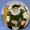 Limited edition FALSTAFF Toby Plate - Vintage Davenport Pottery