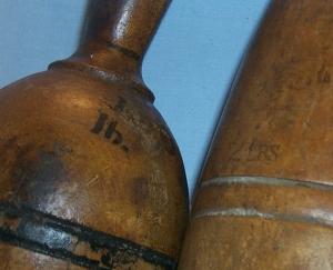 DUMB BELL and INDIAN CLUB Excercise Equipment with Instruction Book - Sporting