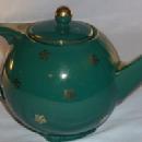 HALL Turquoise 6 Cup STAR Pottery Teapot