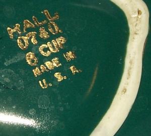 HALL Turquoise 6 Cup STAR Pottery Teapot