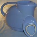 Light Blue Pottery Milk/Water Pitcher w/Lid