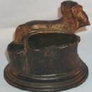 HUNTING DOG Cigar / Match Holder - Tobacciana