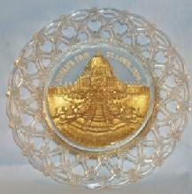 1904 ST. LOUIS WORLDS FAIR Decorative Glass Plate
