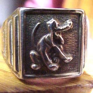 PLUTO Disney Ring Sterling - Collectibles
