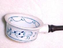 Flow Blue Strainer - Porcelain/ Fine China