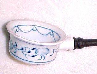 Flow Blue Strainer - Porcelain/ Fine China