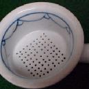 Flow Blue Strainer - Porcelain/ Fine China