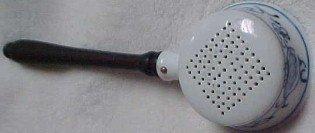 Flow Blue Strainer - Porcelain/ Fine China