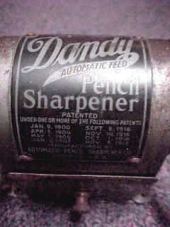 DANDY PENCIL SHARPENER Vintage - Metalware