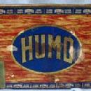 Tobacco HUMO Cigar Box with Glass Lid - Detroit Michigan Tin Cigar Display Box - Tobacciana