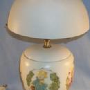 Children's White Pottery Electric Lamp