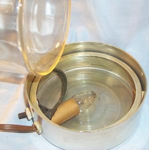Pair of Crystal Vase Electric Lamps