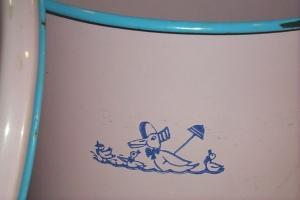 Pink GRANITEWARE Diaper Pail - Metalware