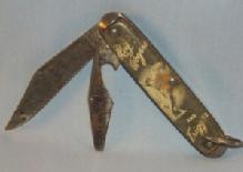 ROY ROGERS & TRIGGER Folding Jackknife - Metalware, Toys